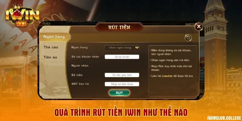 rút tiền iWin